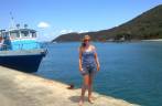 Chegada do ferry em Virgin Gorda - BVI